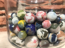 Set of 6 Hand-Rolled Porcelain Marbles
