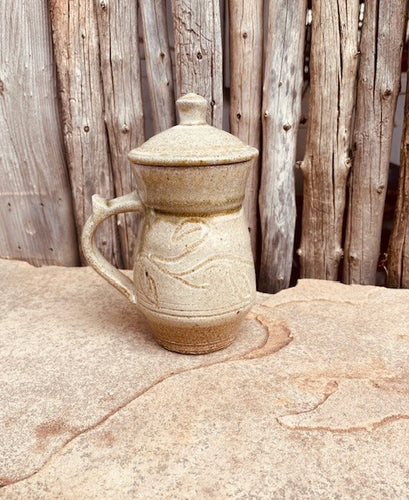 Salt Glazed Lidded Mug