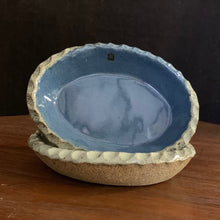 Blue Oval Dish