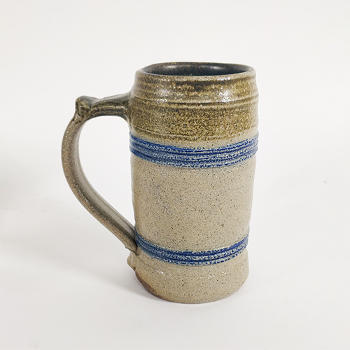 Large Mug with Blue Stripes