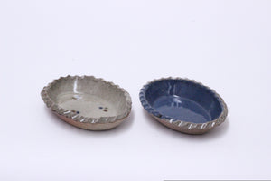 Blue Oval Dish